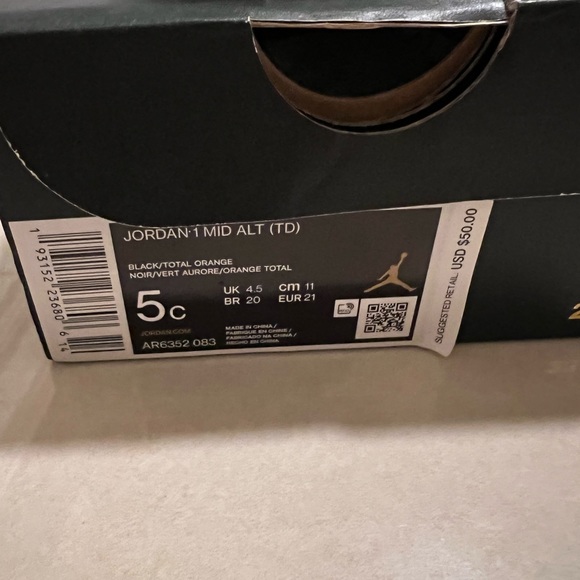 Air Jordan 1 Mid ‘What The’ Toddler Sneakers size 5c - Picture 6 of 10